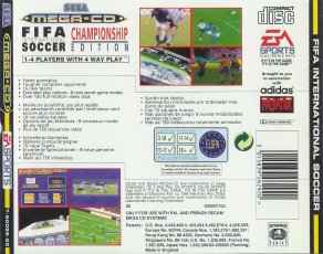 FIFA International Soccer: Championship Edition - SEGA Mega-CD